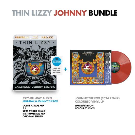 Thin Lizzy  / JOHNNY BUNDLE: 1976 blu-ray + Johnny The Fox (2024 Remix) vinyl LP