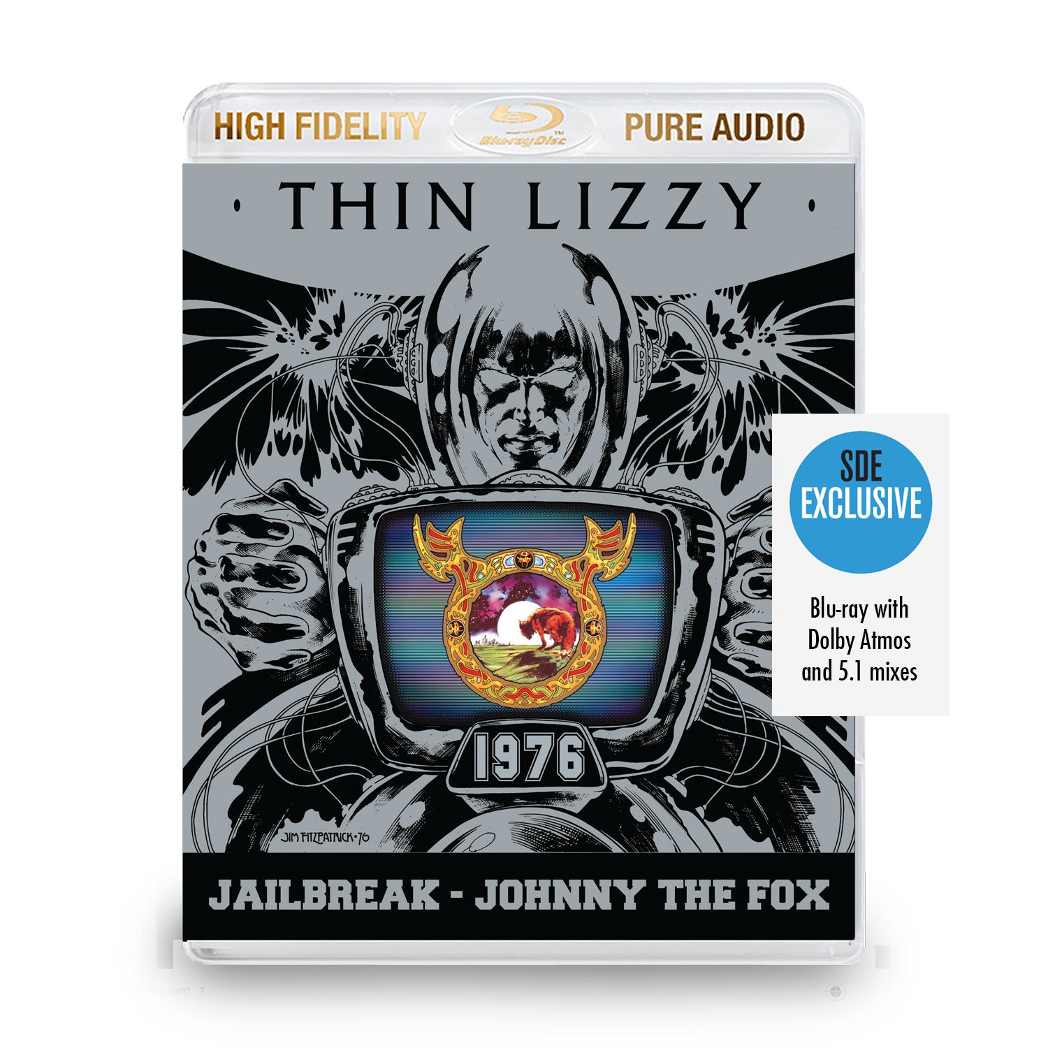 Thin Lizzy  / MEGA BUNDLE: 1976 blu-ray + Jailbreak (2024 Remix) vinyl LP + Johnny The Fox (2024 Remix) vinyl LP