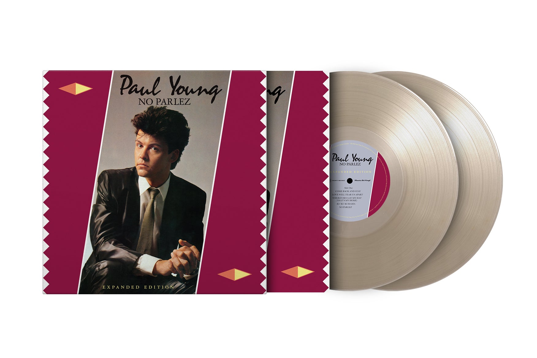 Paul Young / No Parlez 2LP expanded edition on clear vinyl