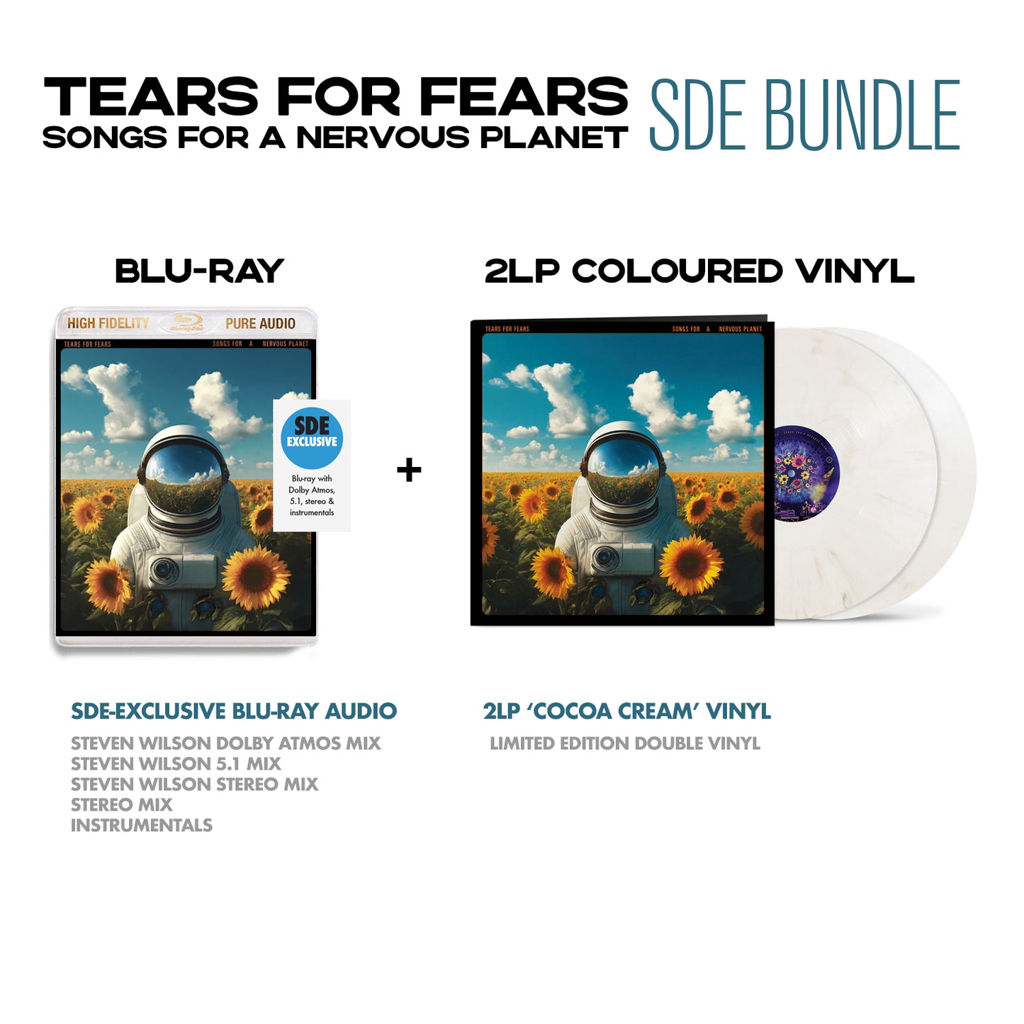 Tears For Fears / BUNDLE: Songs For A Nervous Planet Blu-ray + 2LP coloured vinyl