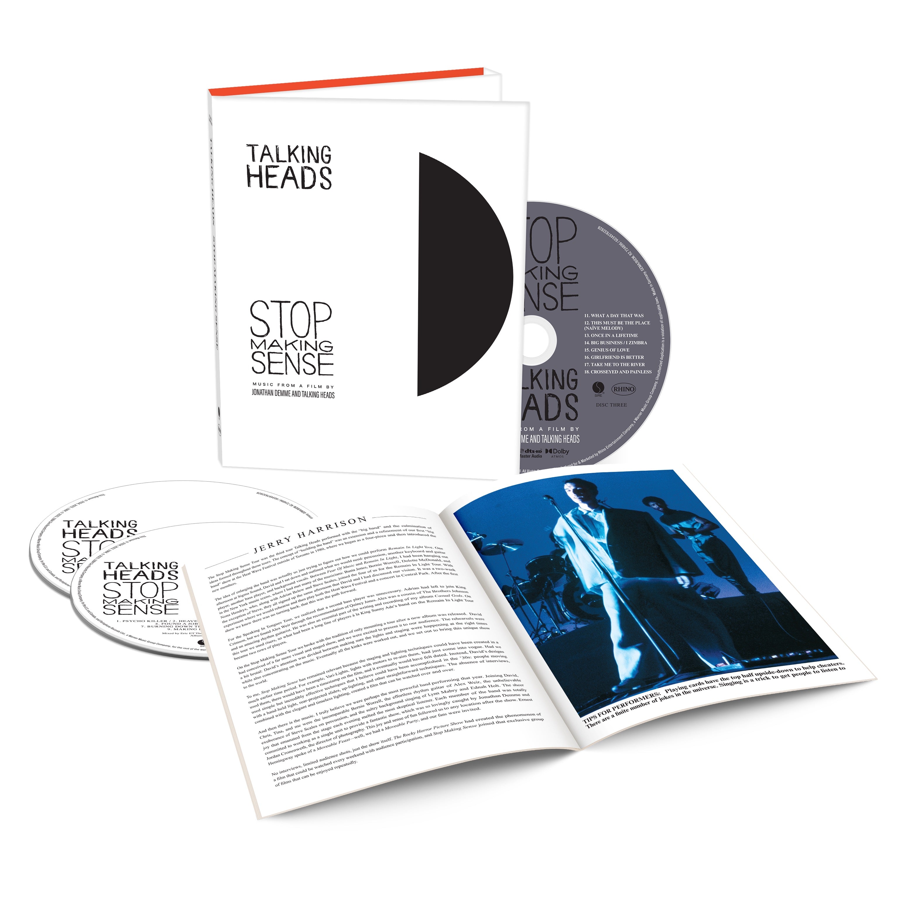 Talking Heads / Stop Making Sense 2CD+blu-ray deluxe edition