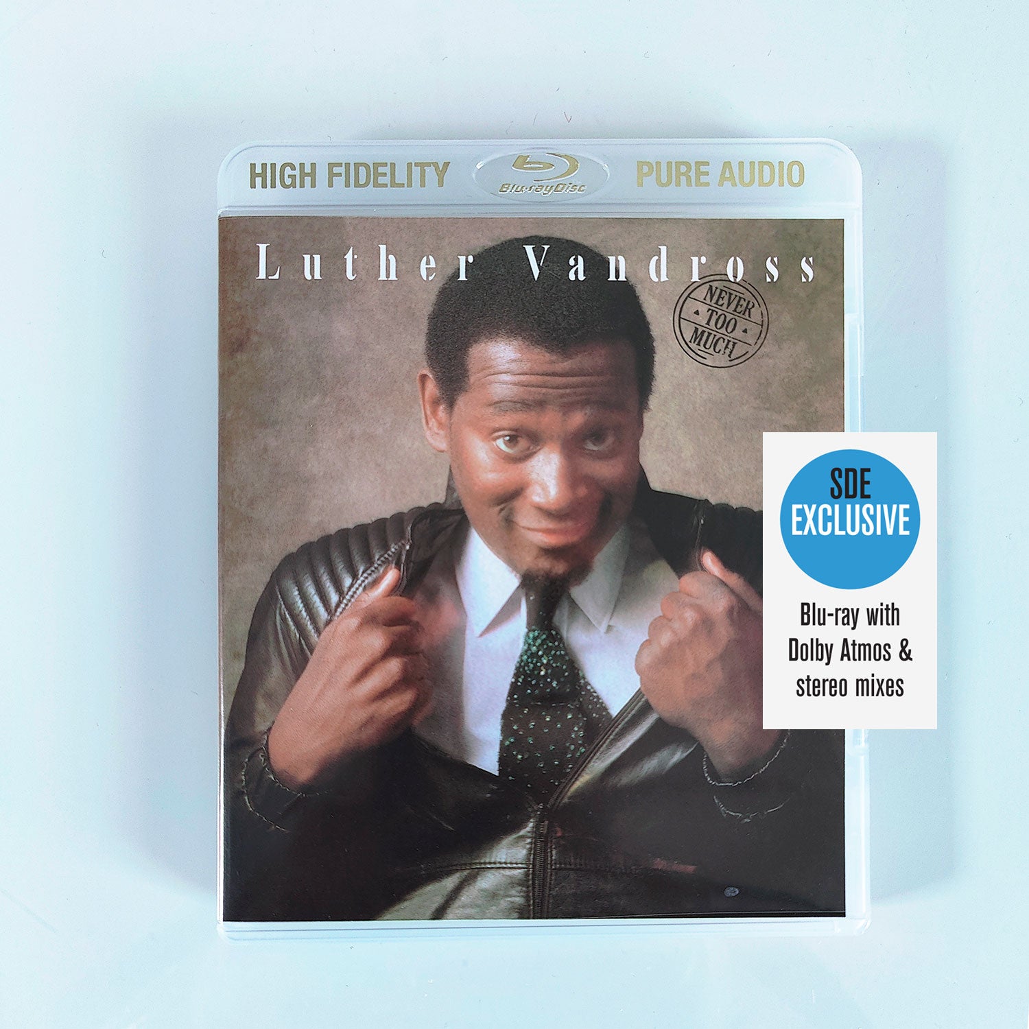 Luther Vandross / Never Too Much exclusive blu-ray audio with Dolby Atmos Mix