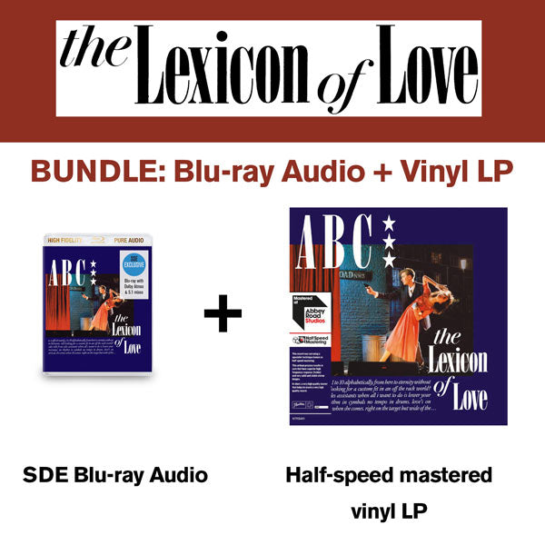 ABC / The Lexicon of Love 40th anniversary bundle: SDE blu-ray