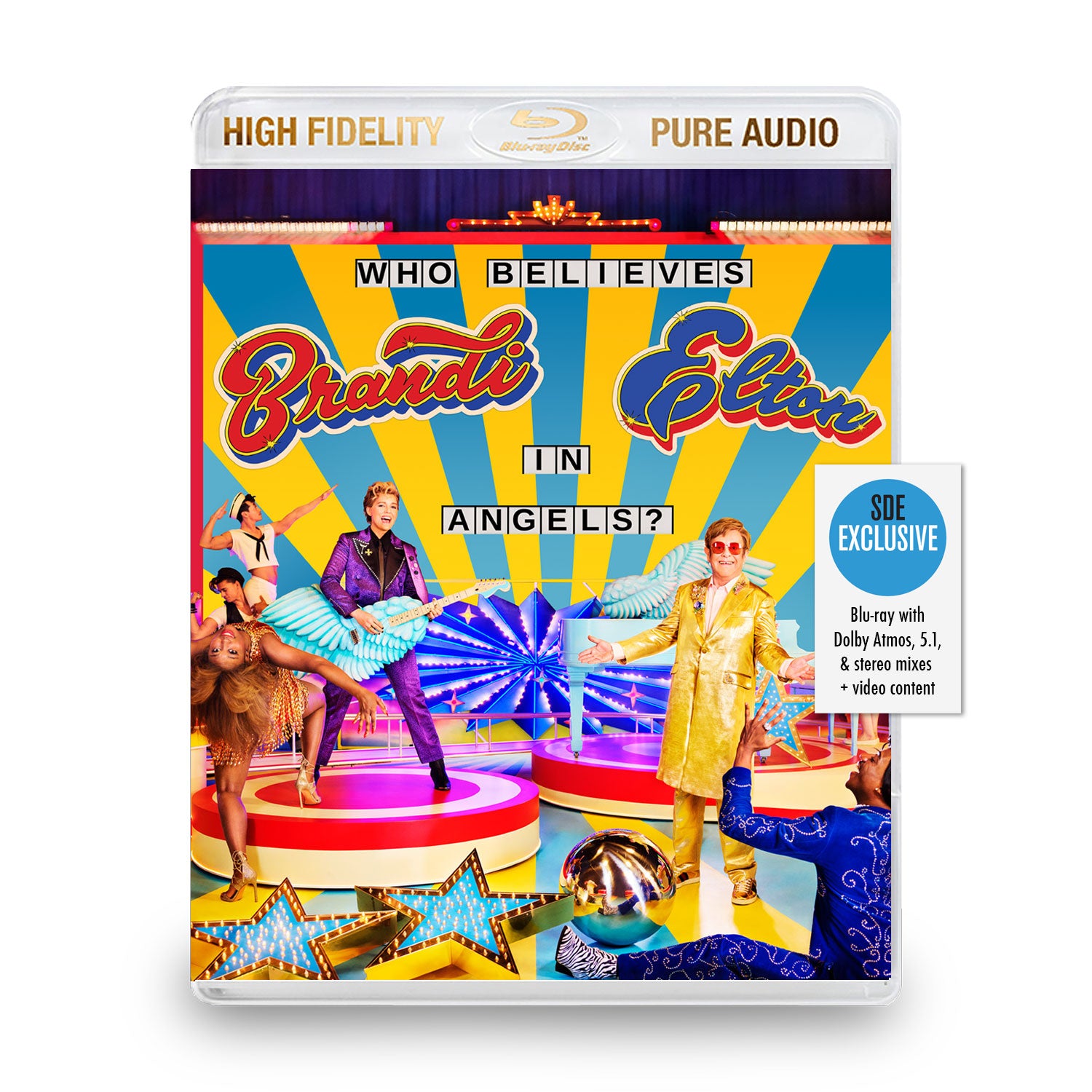 #39 in the SDE Surround Series: Elton John and Brandi Carlile / Who Believes In Angels? SDE exclusive blu-ray