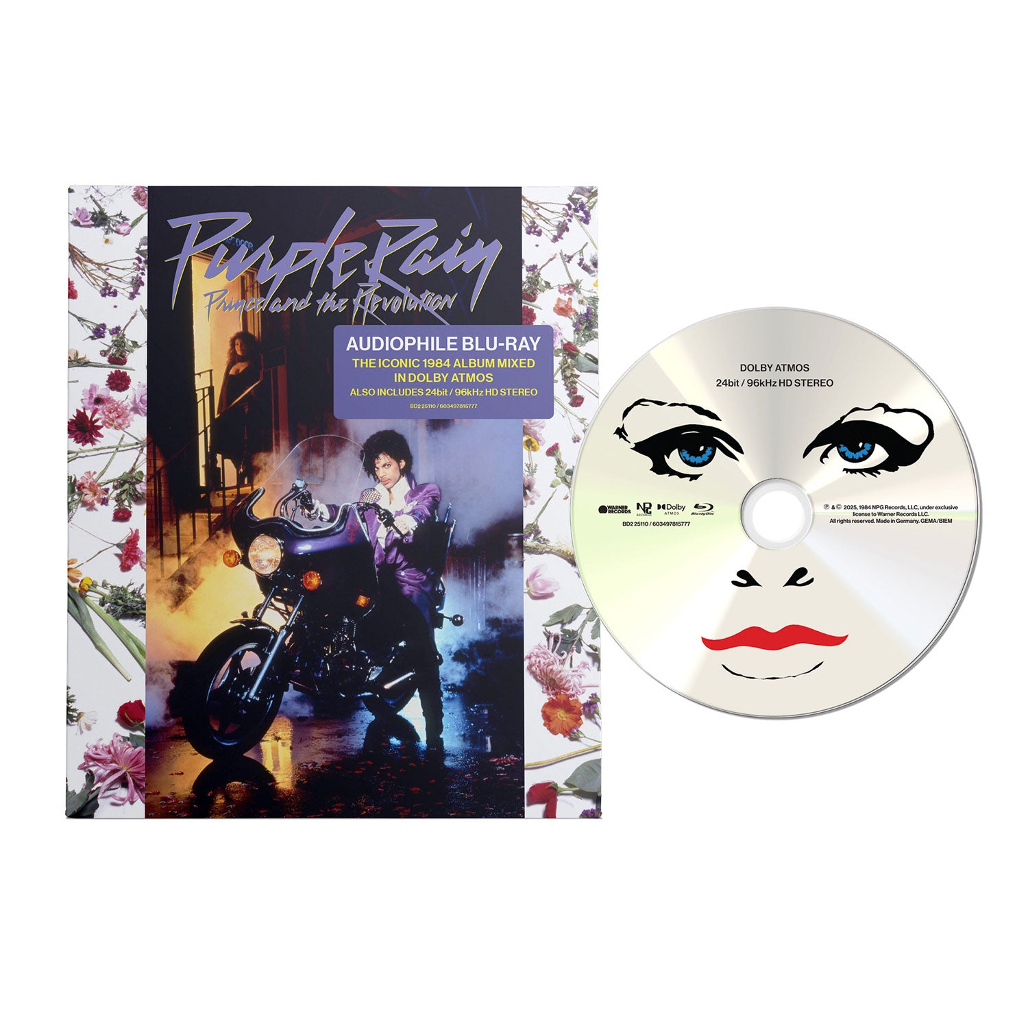 Prince / Purple Rain blu-ray audio with Dolby Atmos Mix with SDE exclusive slipcase