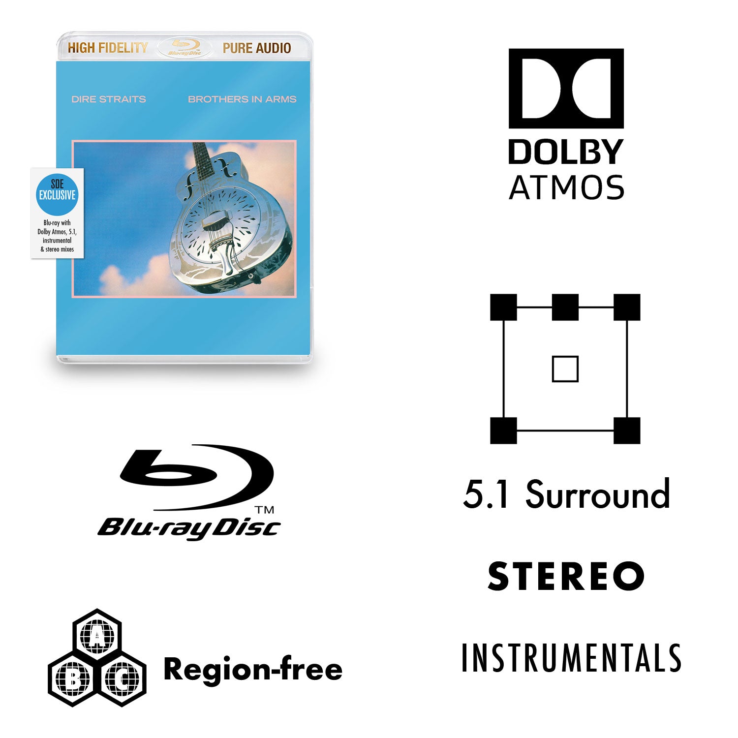 #38 in the SDE Surround Series: Dire Straits / Brothers in Arms blu-ray audio