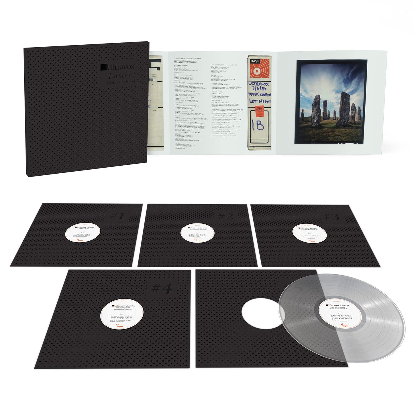BUNDLE: Ultravox / Lament SDE Exclusive blu-ray audio + 5LP clear vinyl box