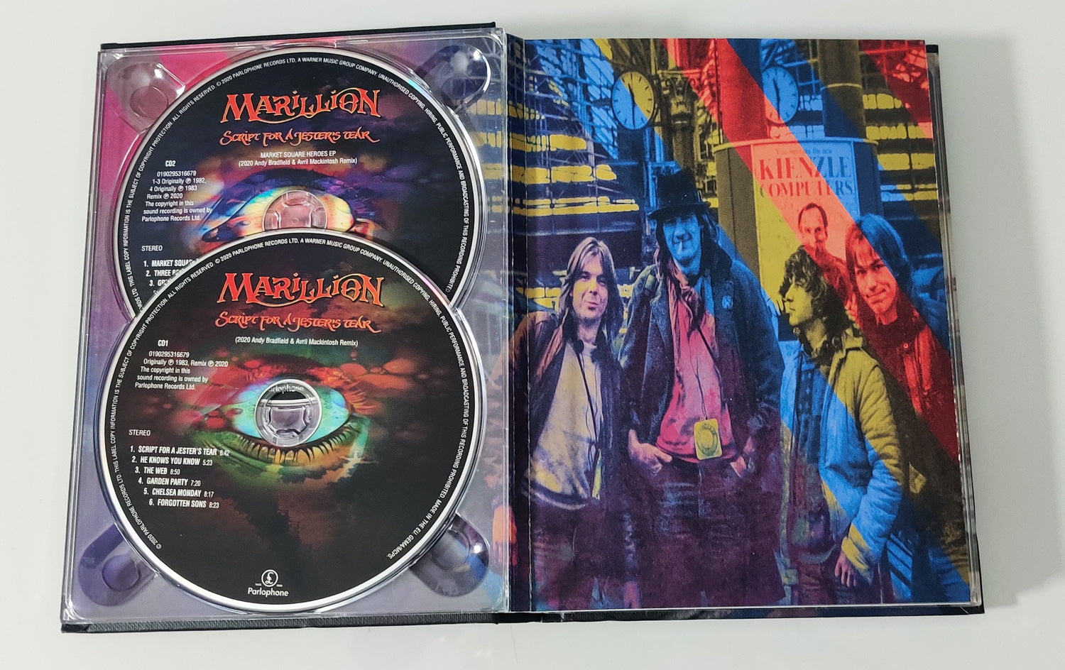 Marillion / Script For A Jester's Tear deluxe 4CD+blu-ray repress