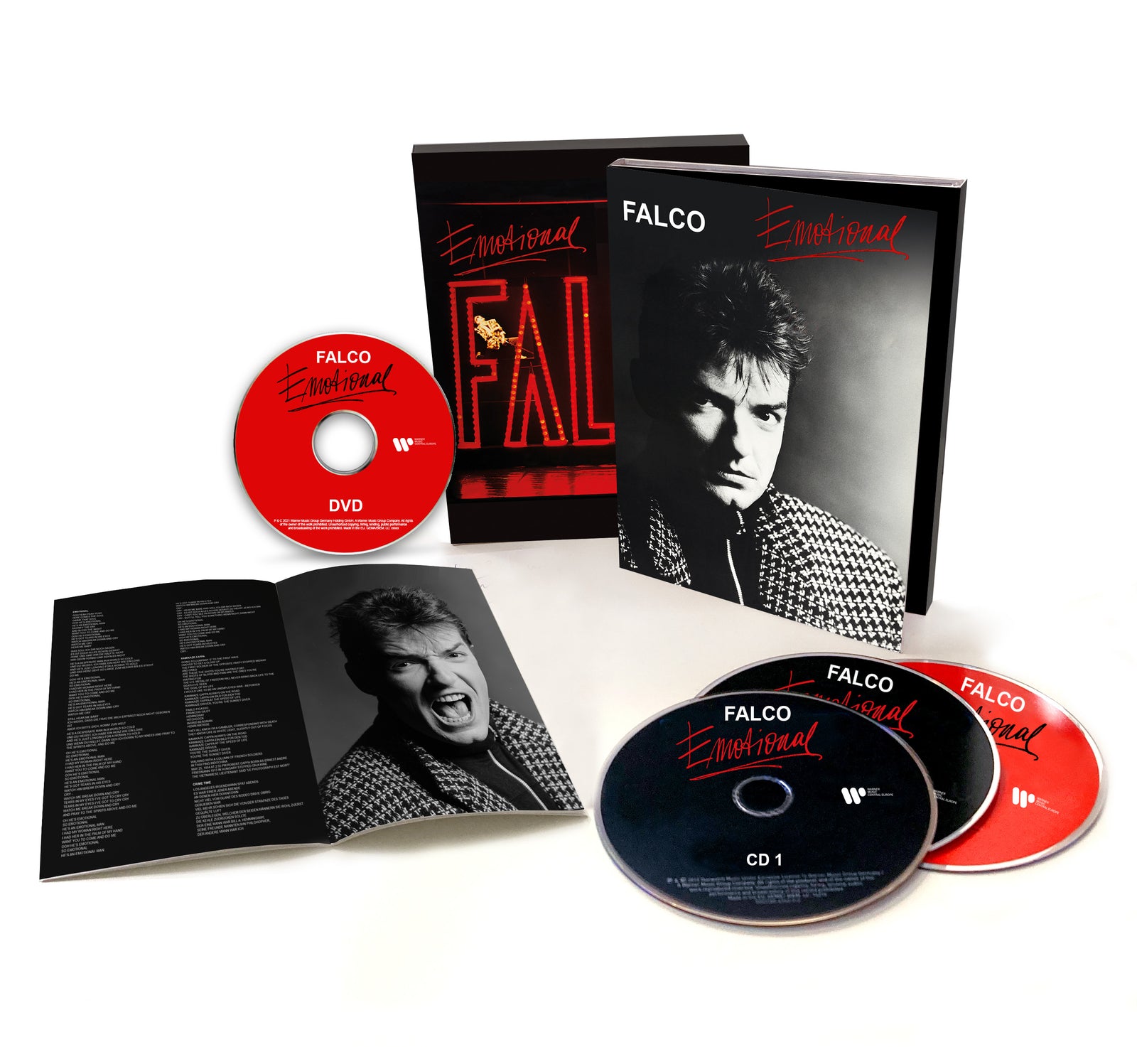 Falco / Emotional 35th anniversary 3CD+DVD deluxe