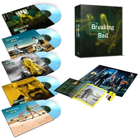 Breaking Bad / 5 x 10" coloured vinyl / limited and numbered box set