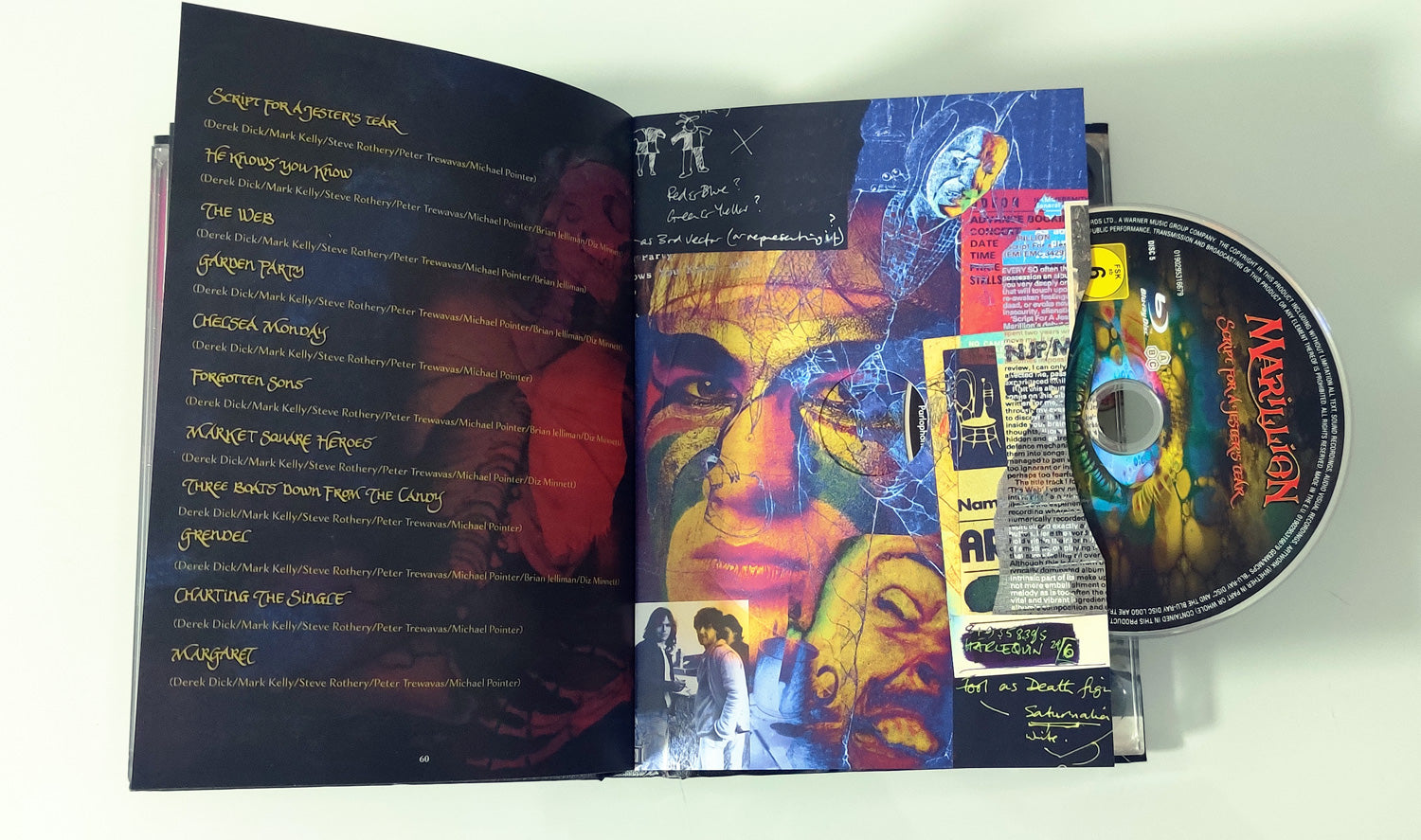 Marillion / Script For A Jester's Tear deluxe 4CD+blu-ray repress