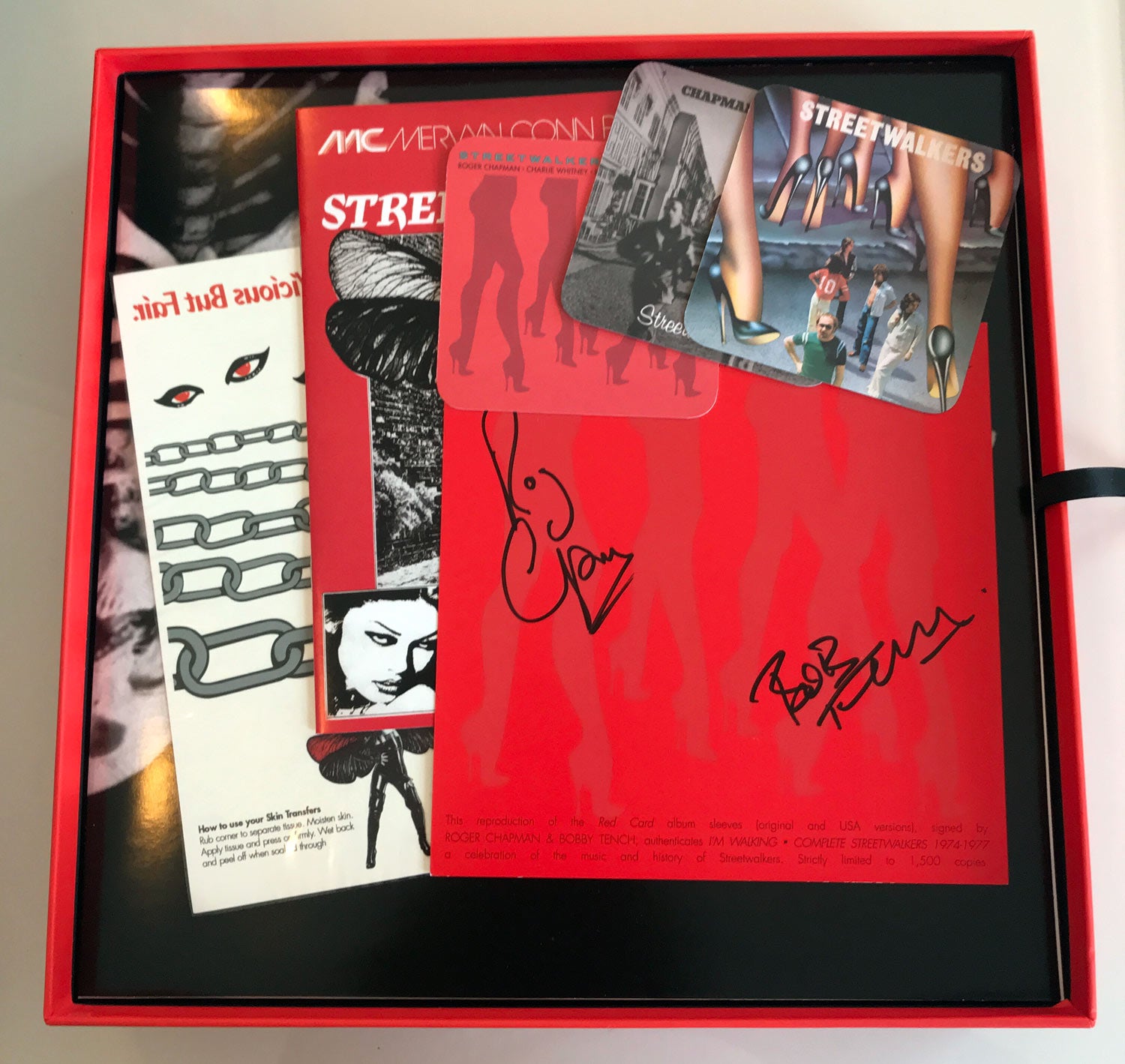 Streetwalkers / I'm Walking: The Complete Streetwalkers 1974-1977 / 15CD *signed* box set