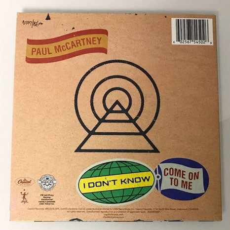 Paul McCartney: I Don't Know / Come On To Me / RSD 7