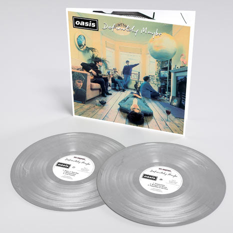 Oasis / Definitely Maybe 25th anniversary 2LP silver vinyl