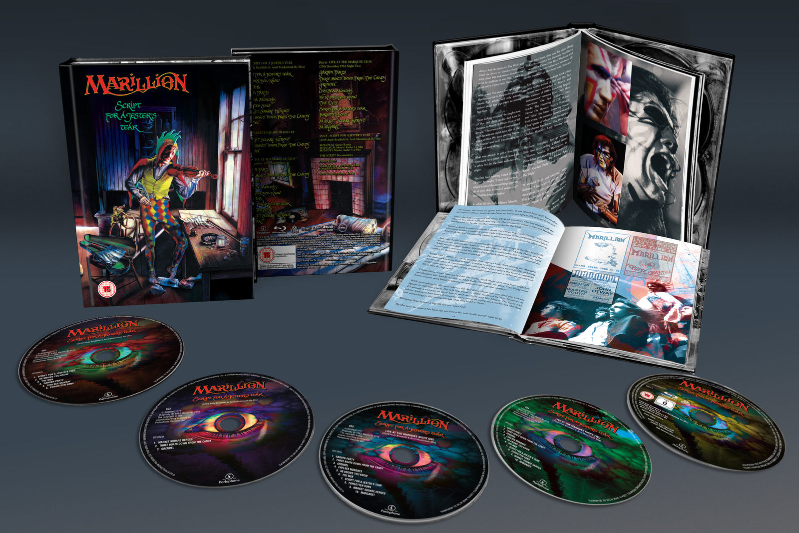 Marillion / Script For A Jester's Tear deluxe 4CD+blu-ray repress