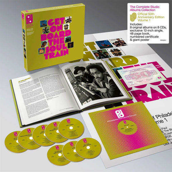 Get On Board The Soul Train: The Sound of Philadelphia  Vol 1 / 8CD+12-inch box set