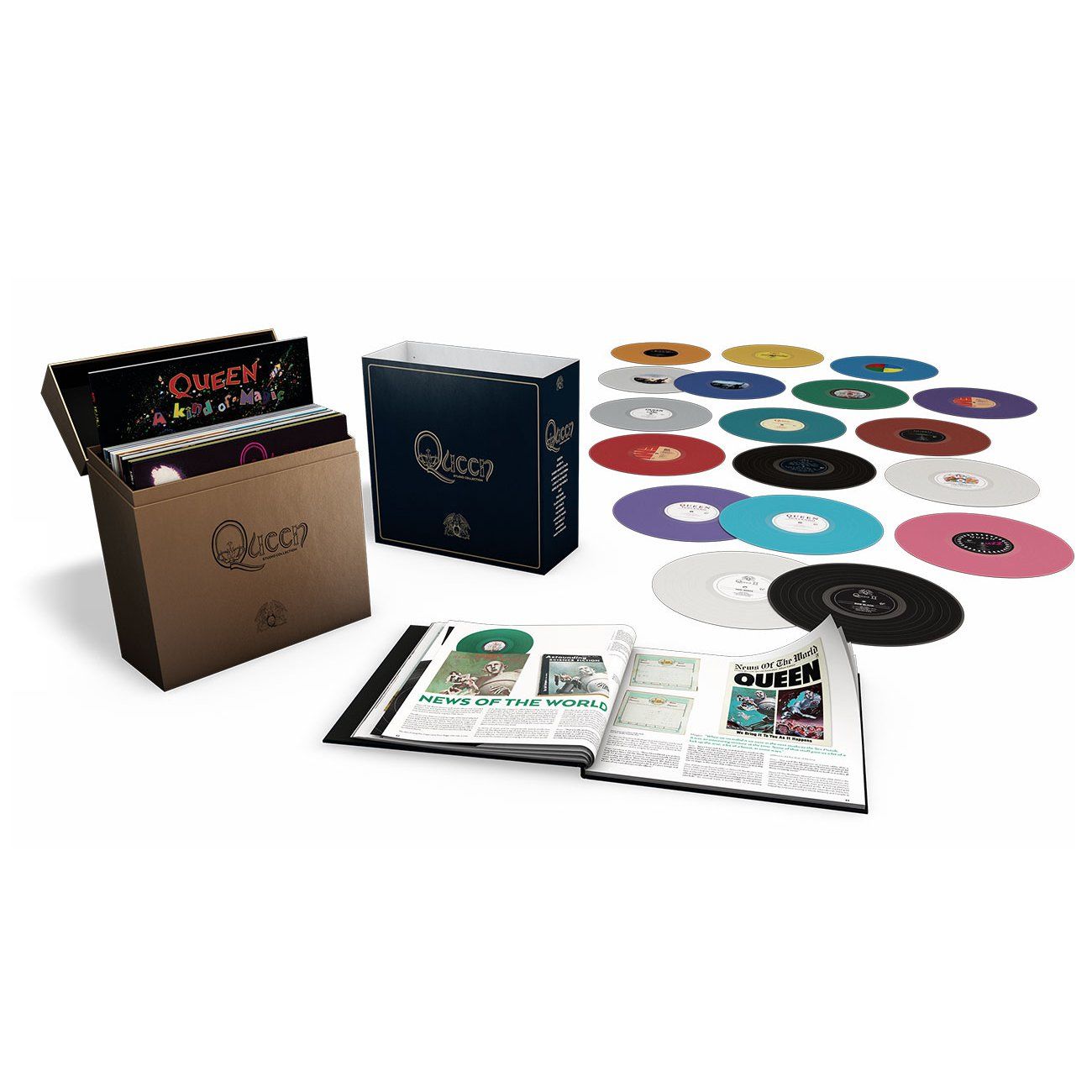 Queen / The Studio Collection 18LP coloured vinyl box set