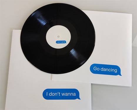 Pet Shop Boys / I Don't Wanna 12-inch vinyl single